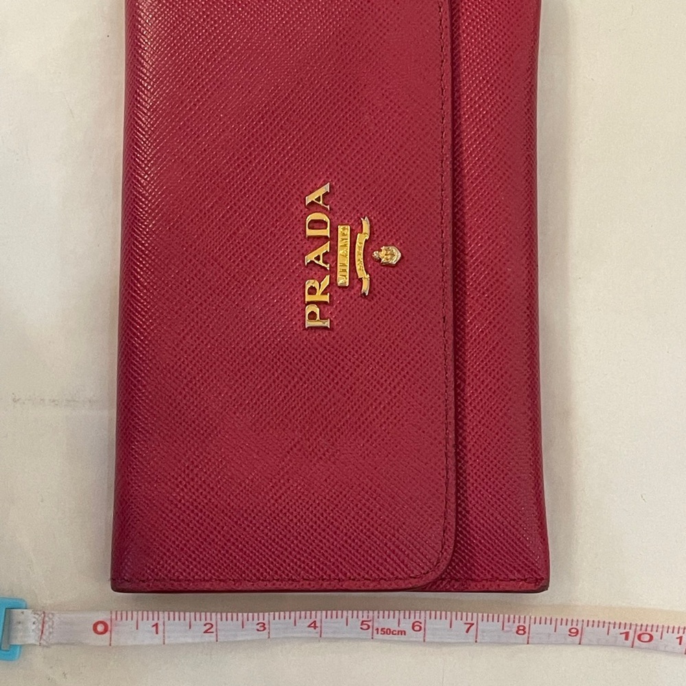 Prada pink  Leather Clutch or card holder - Picture 5 of 11